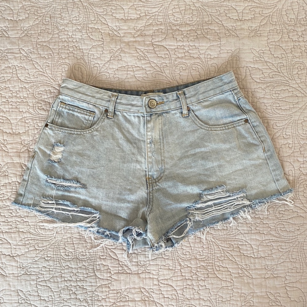 Denim shorts